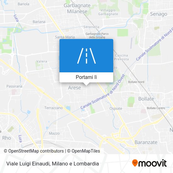 Mappa Viale Luigi Einaudi