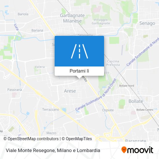 Mappa Viale Monte Resegone