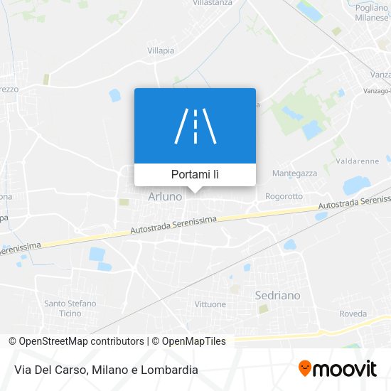 Mappa Via Del Carso