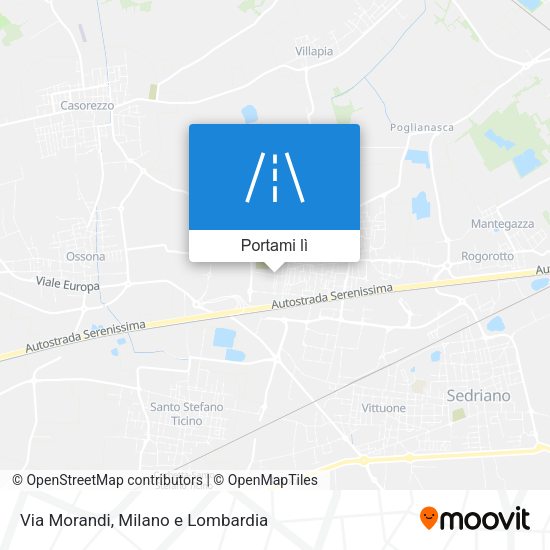 Mappa Via Morandi