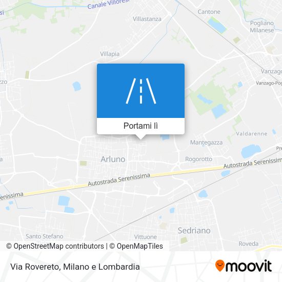Mappa Via Rovereto