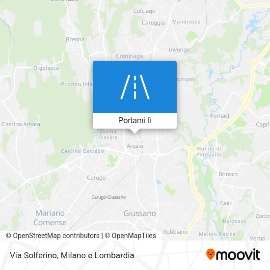 Mappa Via Solferino