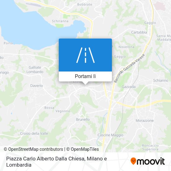 Mappa Piazza Carlo Alberto Dalla Chiesa