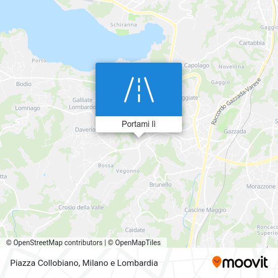 Mappa Piazza Collobiano