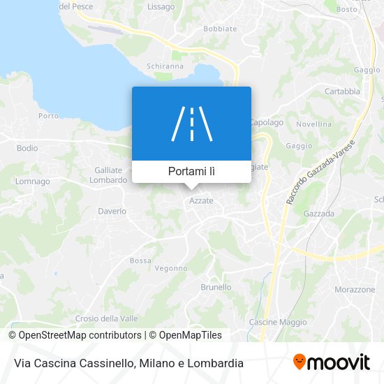 Mappa Via Cascina Cassinello