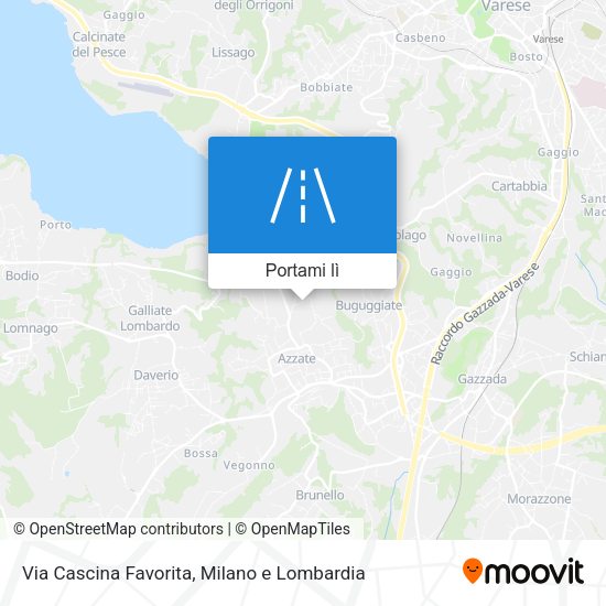 Mappa Via Cascina Favorita