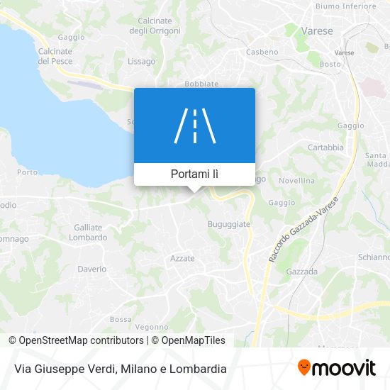 Mappa Via Giuseppe Verdi