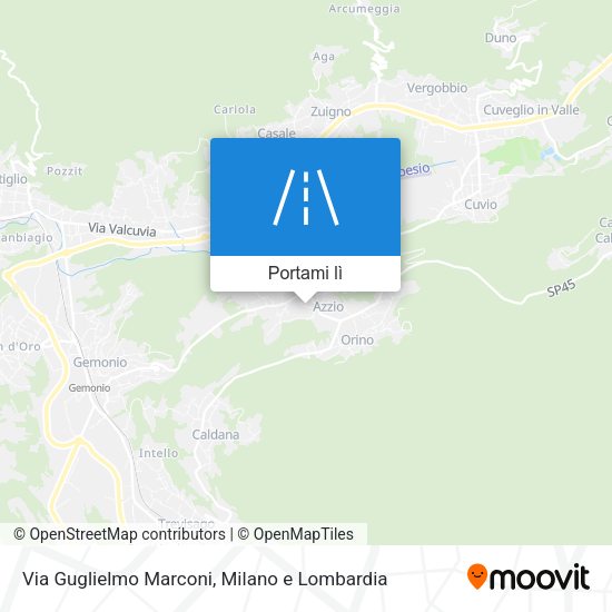 Mappa Via Guglielmo Marconi