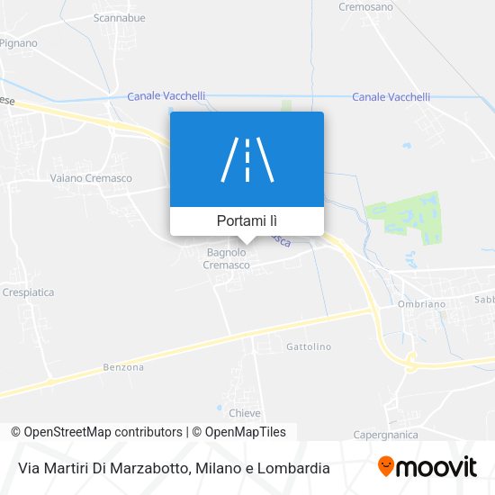 Mappa Via Martiri Di Marzabotto