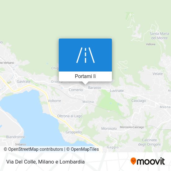 Mappa Via Del Colle