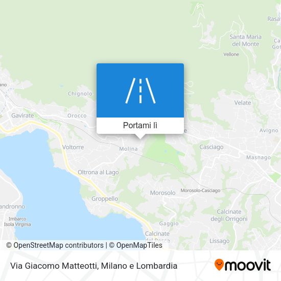 Mappa Via Giacomo Matteotti