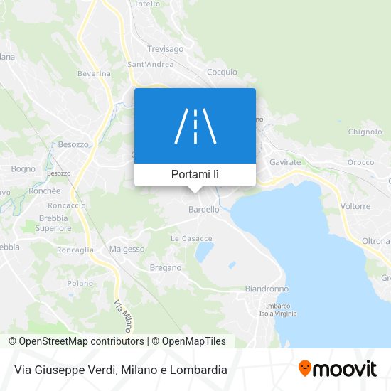 Mappa Via Giuseppe Verdi
