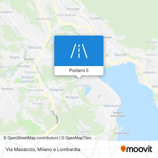 Mappa Via Masaccio