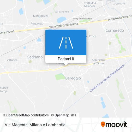 Mappa Via Magenta