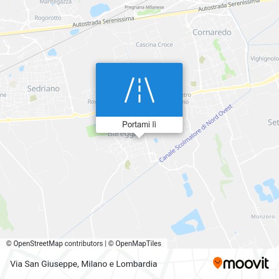 Mappa Via San Giuseppe