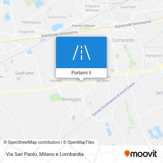 Mappa Via San Paolo