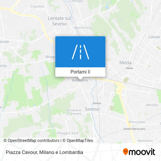 Mappa Piazza Cavour