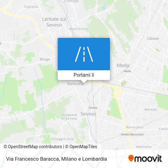 Mappa Via Francesco Baracca