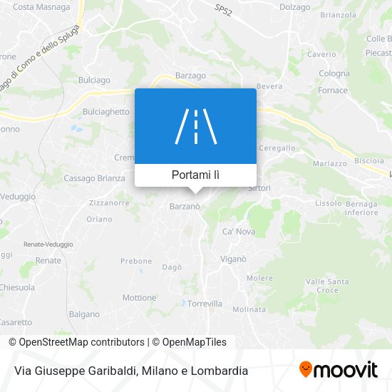 Mappa Via Giuseppe Garibaldi