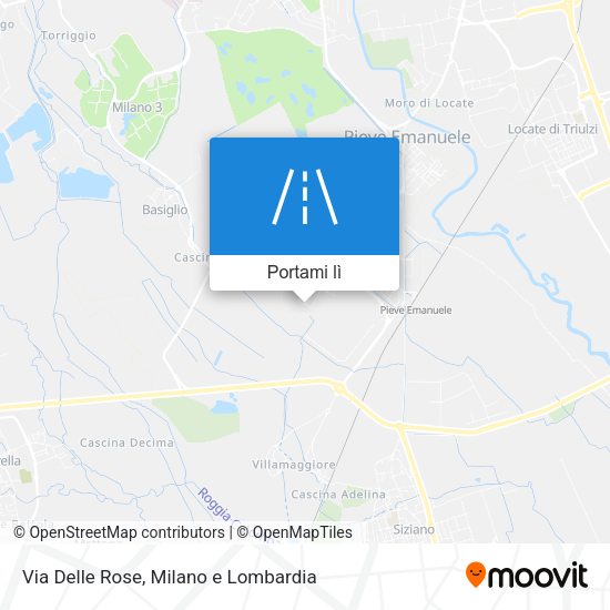 Mappa Via Delle Rose