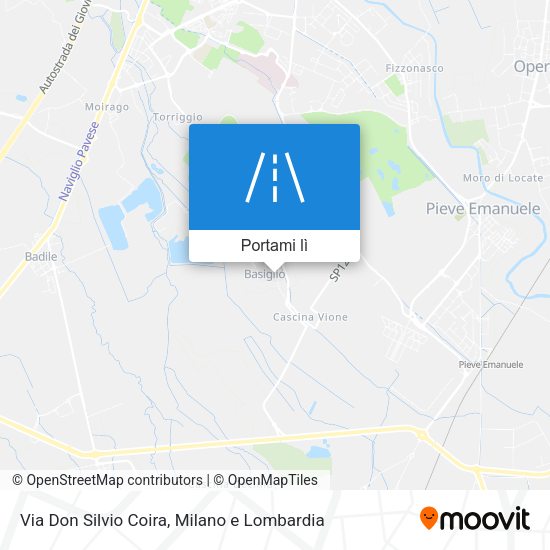 Mappa Via Don Silvio Coira