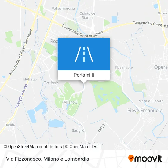 Mappa Via Fizzonasco