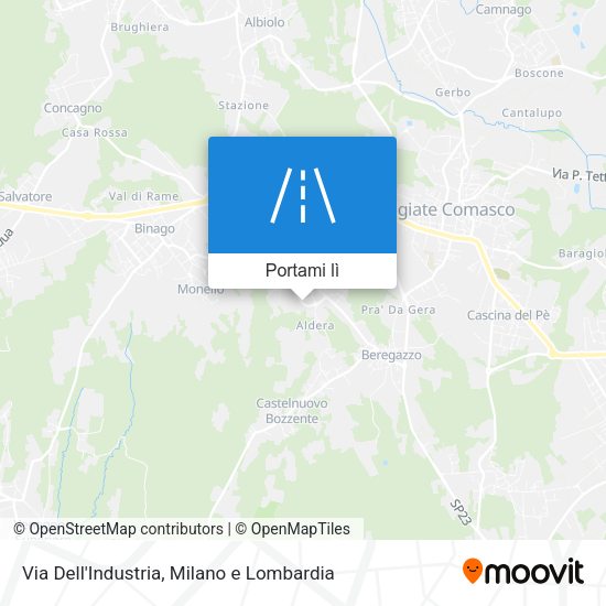 Mappa Via Dell'Industria