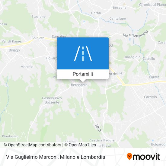 Mappa Via Guglielmo Marconi