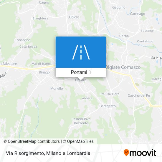 Mappa Via Risorgimento