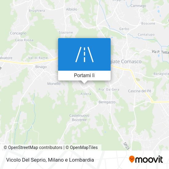 Mappa Vicolo Del Seprio