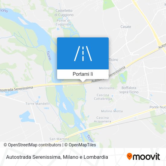 Mappa Autostrada Serenissima