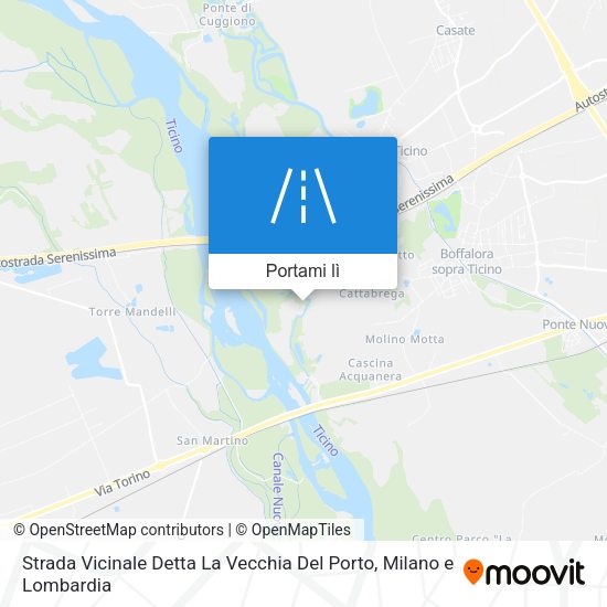Mappa Strada Vicinale Detta La Vecchia Del Porto
