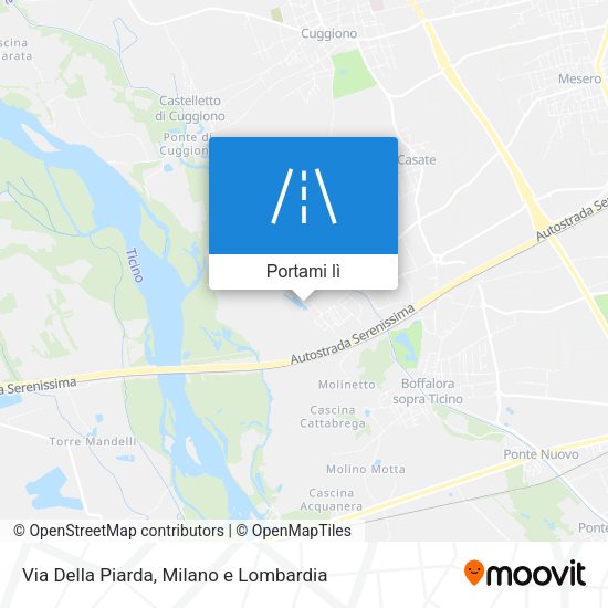 Mappa Via Della Piarda