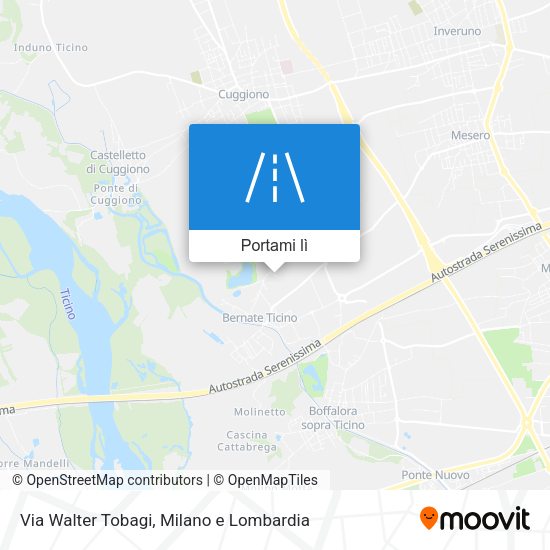 Mappa Via Walter Tobagi