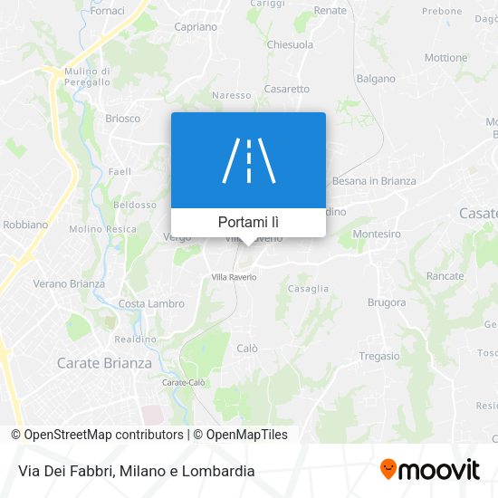 Mappa Via Dei Fabbri