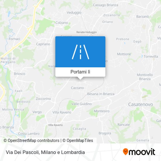 Mappa Via Dei Pascoli