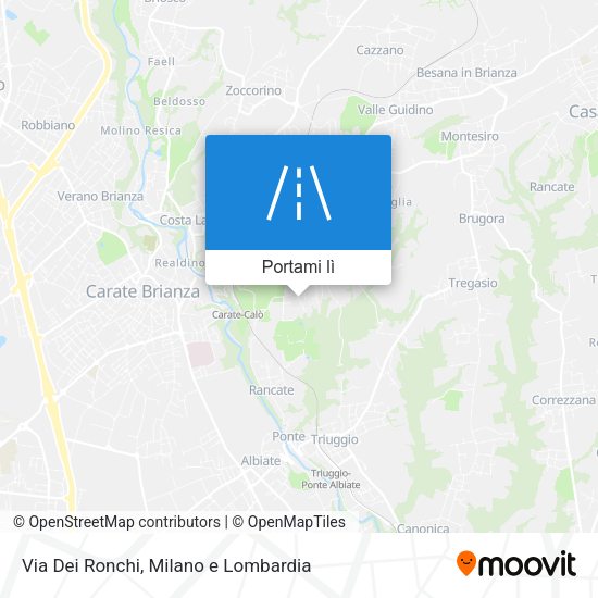Mappa Via Dei Ronchi