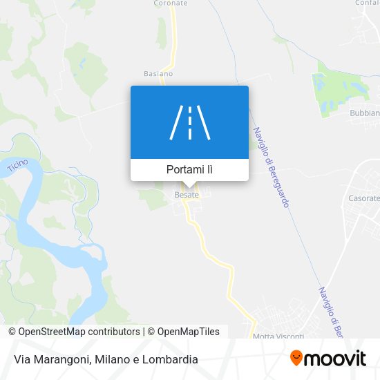 Mappa Via Marangoni