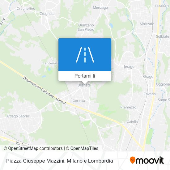 Mappa Piazza Giuseppe Mazzini