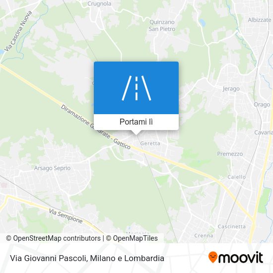 Mappa Via Giovanni Pascoli