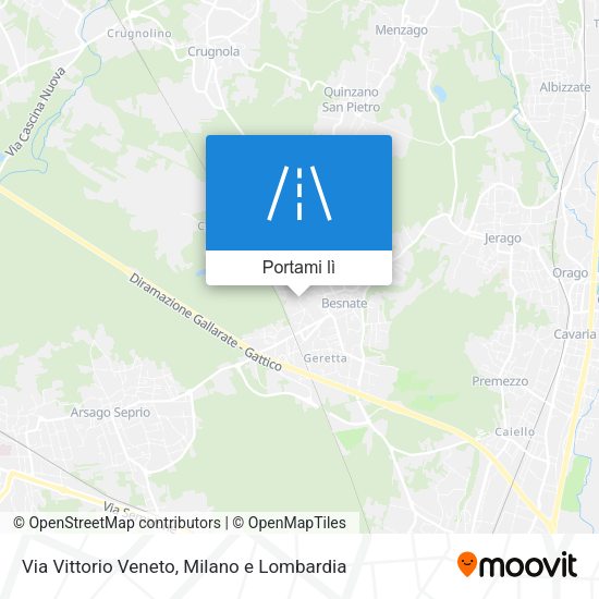 Mappa Via Vittorio Veneto