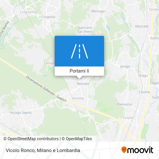 Mappa Vicolo Ronco