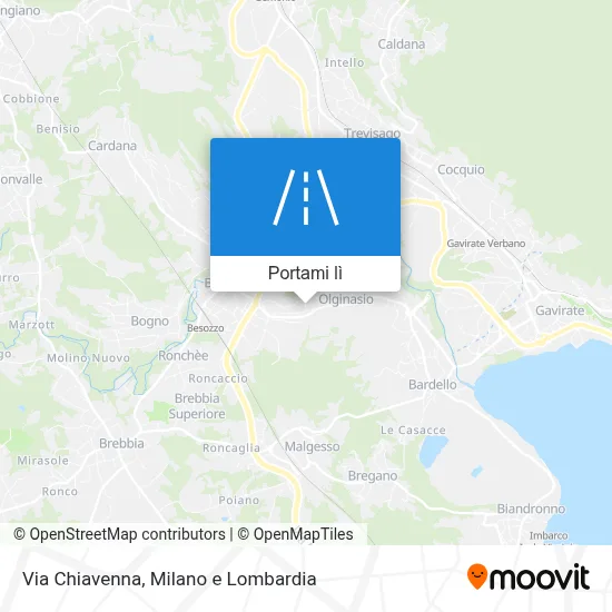 Mappa Via Chiavenna