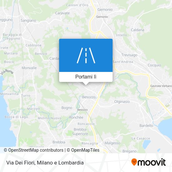 Mappa Via Dei Fiori