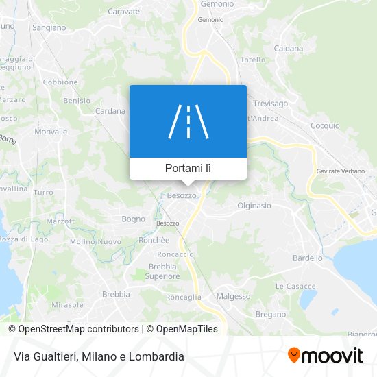 Mappa Via Gualtieri