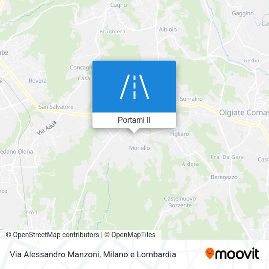 Mappa Via Alessandro Manzoni