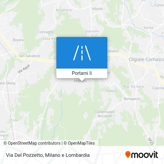 Mappa Via Del Pozzetto