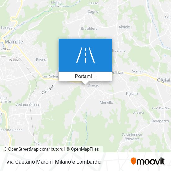 Mappa Via Gaetano Maroni