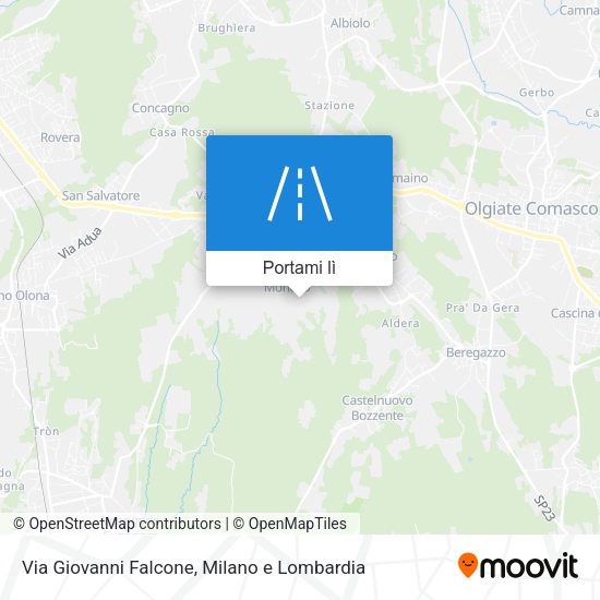 Mappa Via Giovanni Falcone