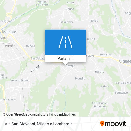 Mappa Via San Giovanni